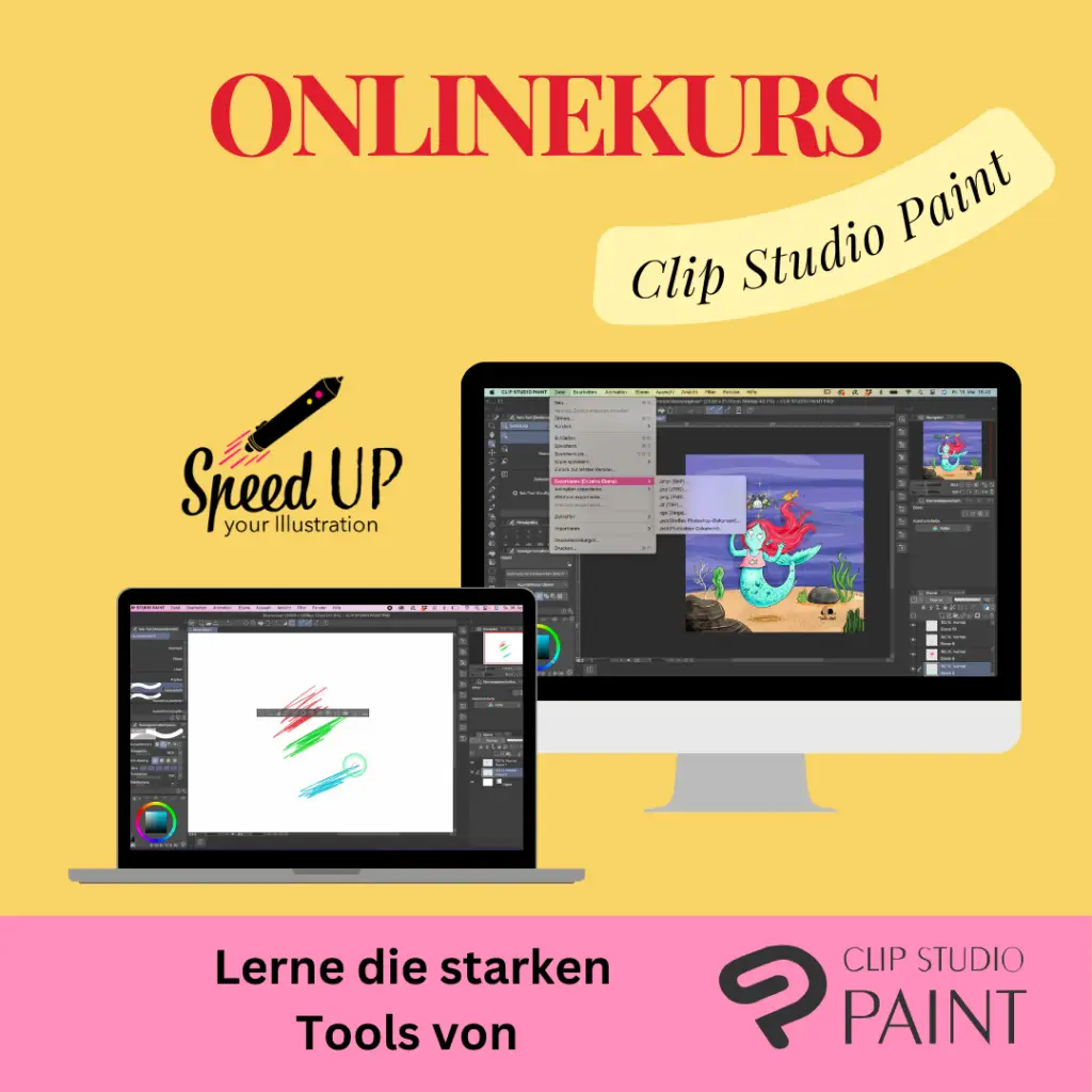 Onlinekurs: Gestalte ein Kinderbuchcover mit Clip Studio Paint